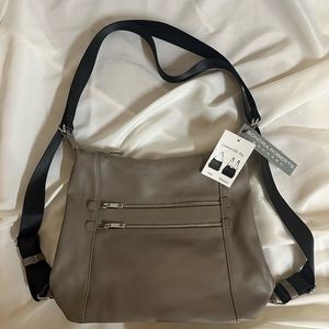 New convertible bag. Taupe pU leather.